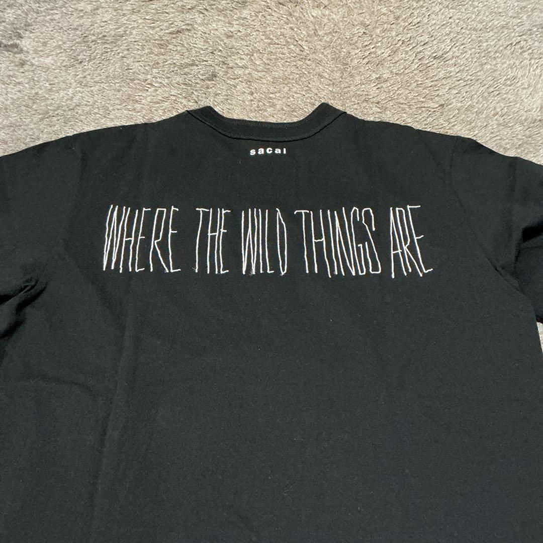 【25AW 完売品】sacai Tシャツ 黒