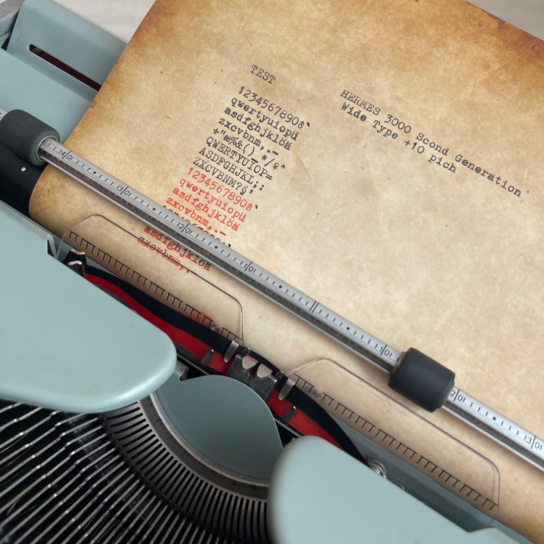 ■レストア・動作確認済■エルメス タイプライター 3000 ワイドタイプ 文字大