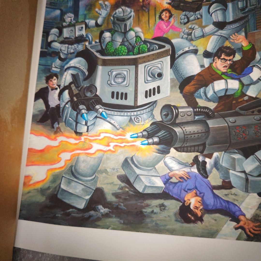 版画　H×S　ソフトビニールの怪獣展　廣田彩玩所　横