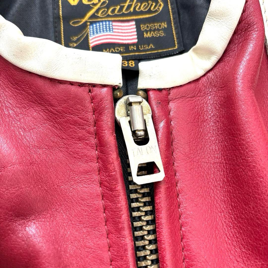 VANSON バンソン ワンスター レザージャケット 38