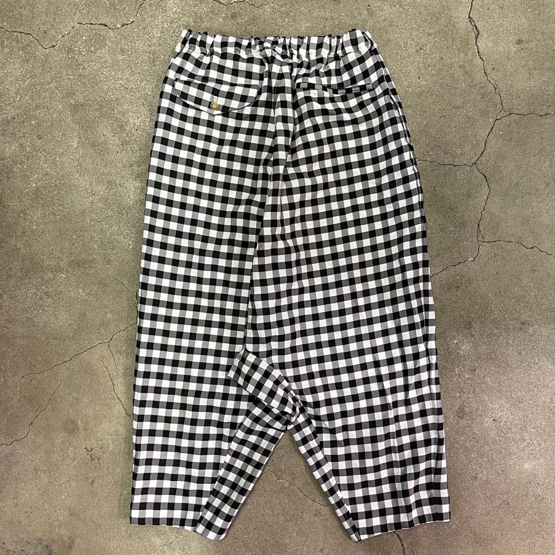 BLACK COMME des GARCONS ギンガムチェック サルエルパンツ