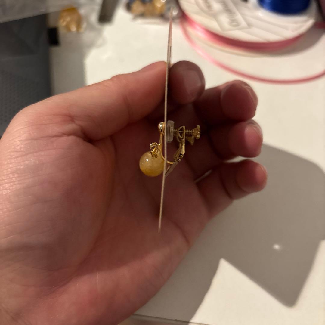 ルチルのイヤリングたん！できました！すごい！