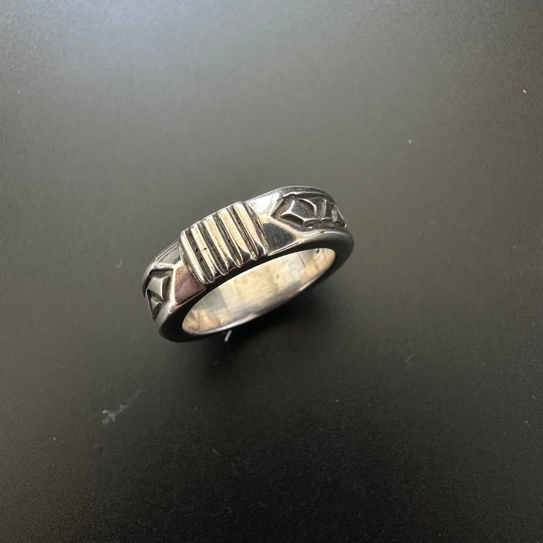 Navajo Jennifer Curtis スタンプワーク リング 13号