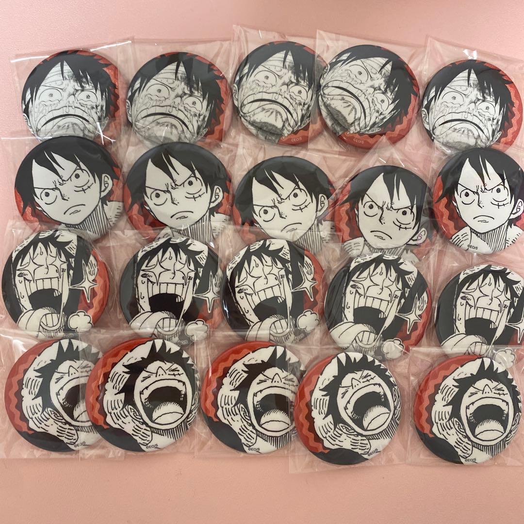 ワンピース ルフィ 缶バッジ EMOTIONS