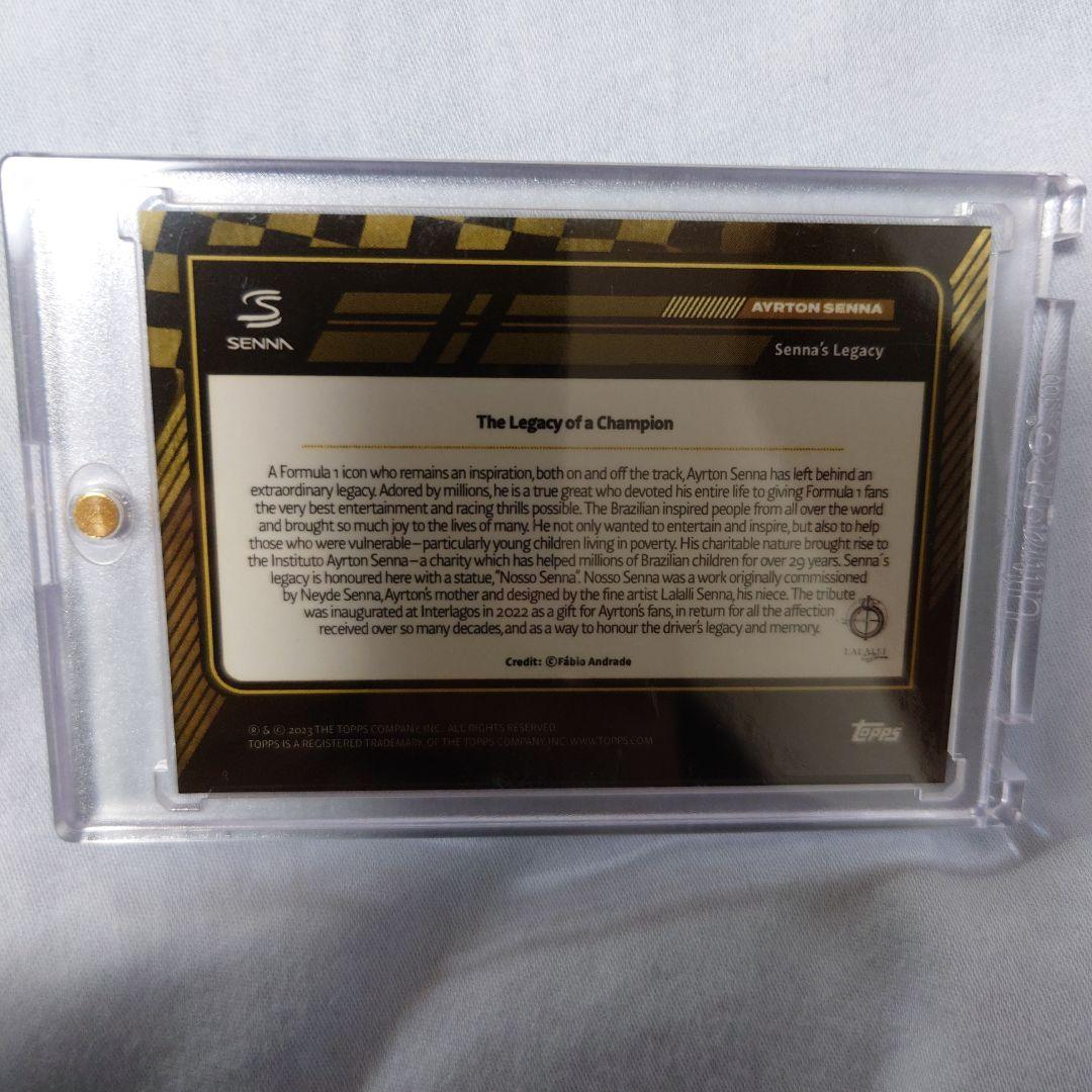 Topps Ayrton Senna 1/1 世界に1枚 one of one