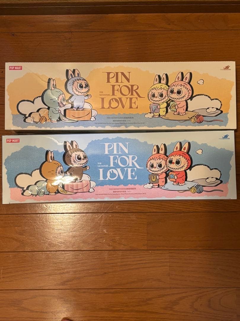 POP MART PIN FOR LOVE box2種　未開封　ラブブ