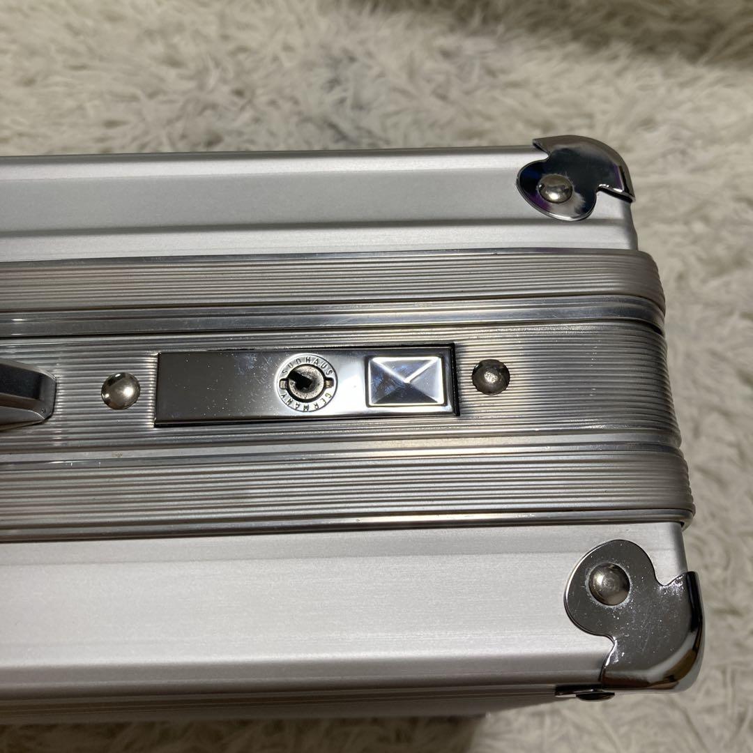 廃盤　RIMOWA アルミニウム　アタッシュケース　ダイヤルロック　旅行バッグ