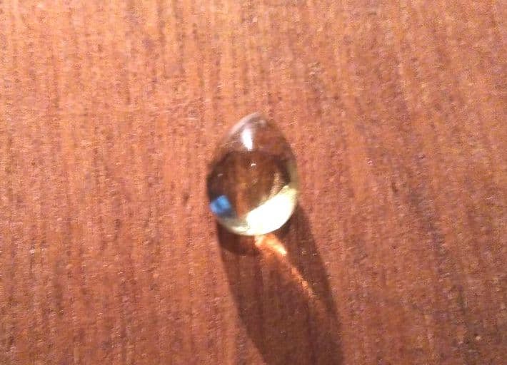 高品質　宝石　レモンクオーツ　カボションルース　ドロップ型