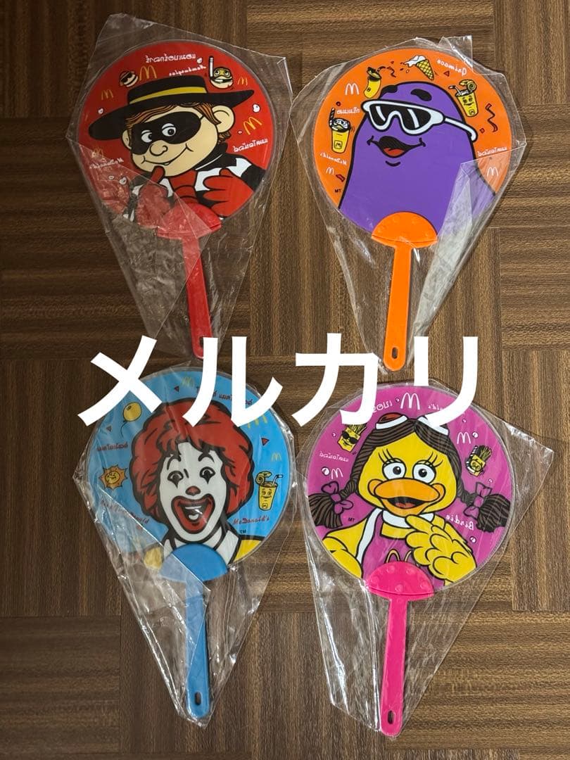 海外 タイ マクドナルド ヴィンテージ プラ うちわ ディスプレイ 激レア