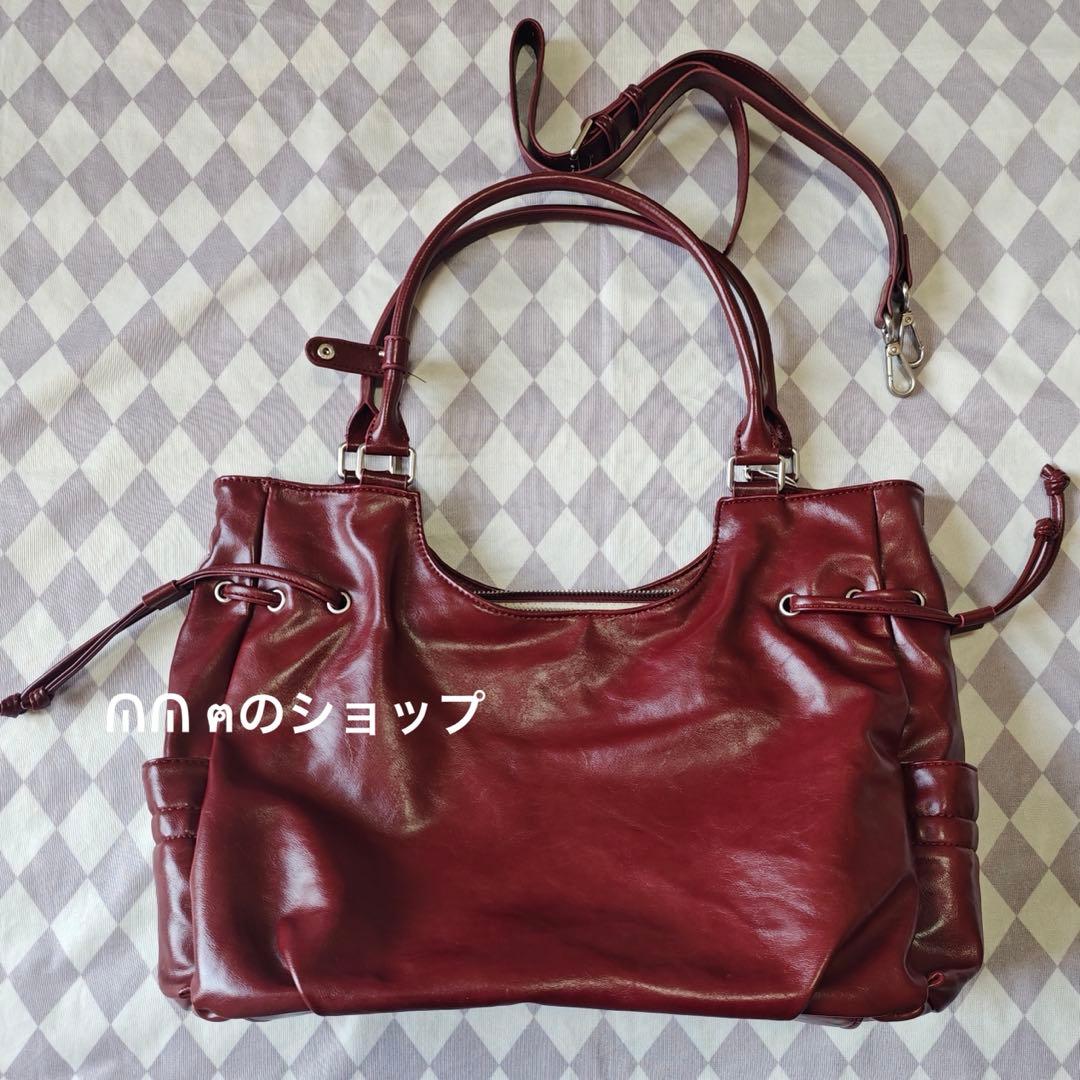 STAND OIL ショルダーバッグ ワインレッド 人気