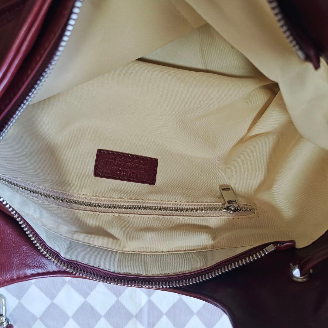 STAND OIL ショルダーバッグ ワインレッド 人気