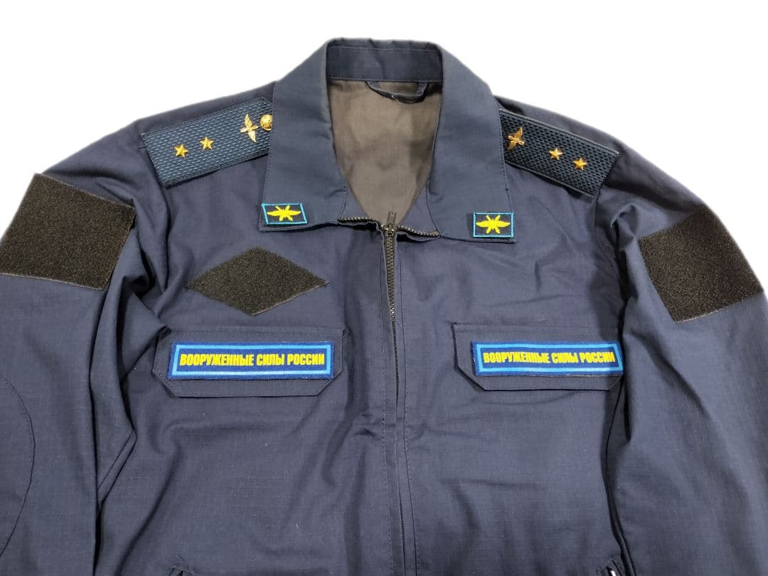 ロシア軍 実物 Военторг製 ロシア空軍 長袖 常勤服 48-4