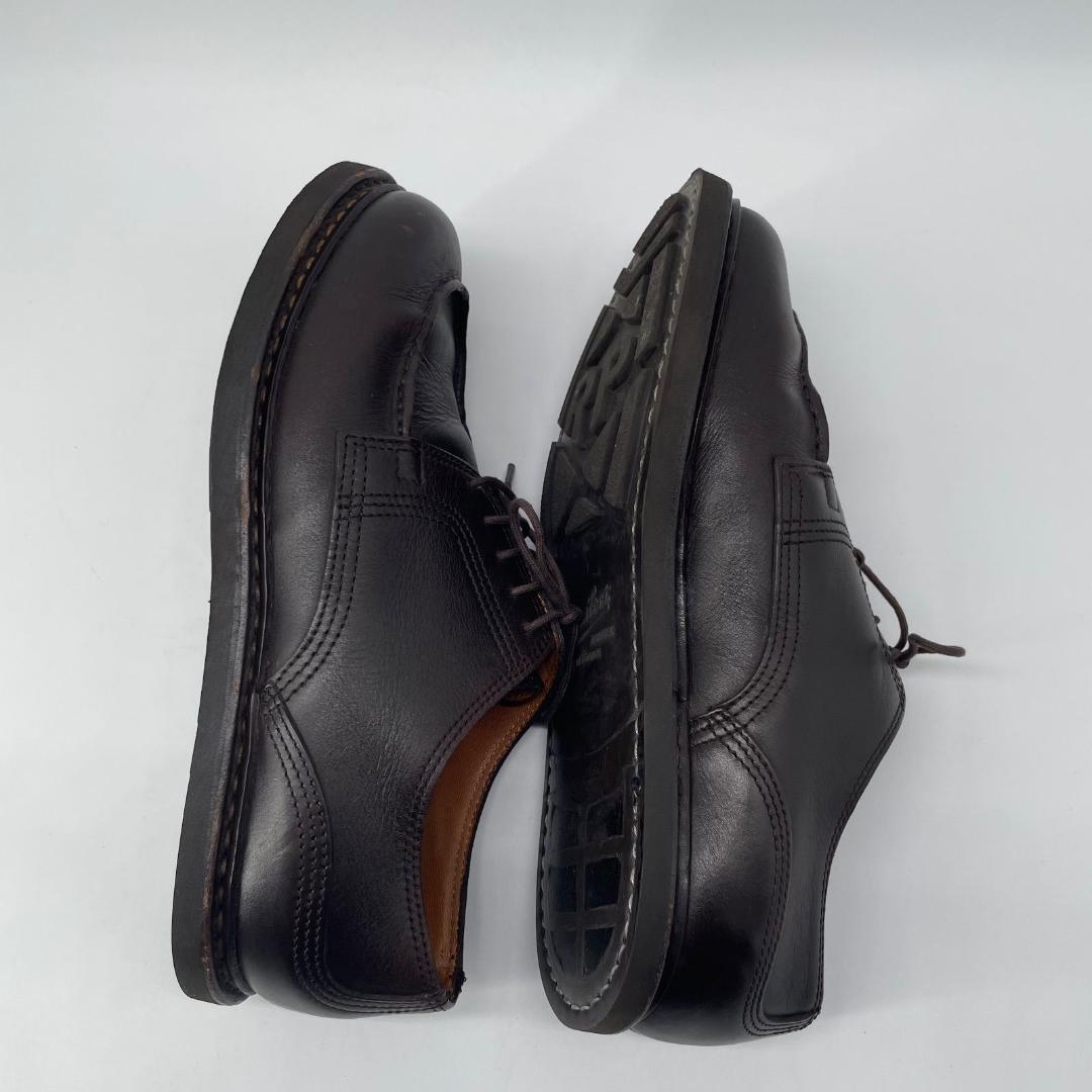 16470✨イッセイミヤケメン×パラブーツ 7 本革 レザー ドレスシューズ