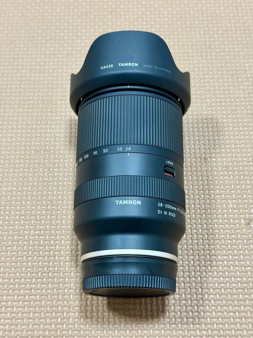 【美品】TAMRON 28-200mm F2.8-5.6（A071） Eマウント