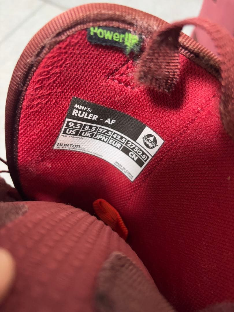 BURTON RULER 27.5cmメンズスノーボードブーツ