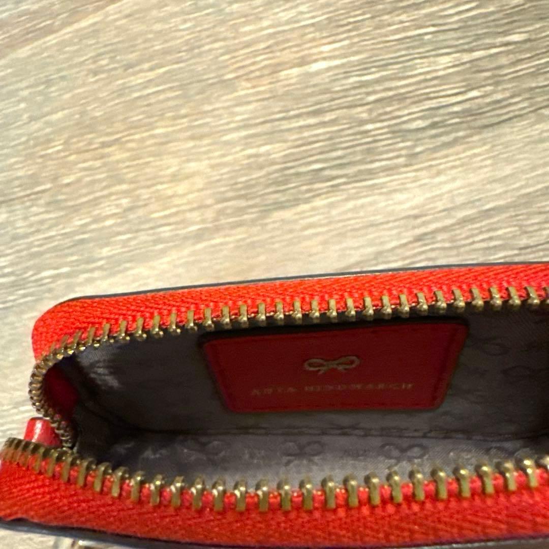 ANYA HINDMARCH レザーケース レッド