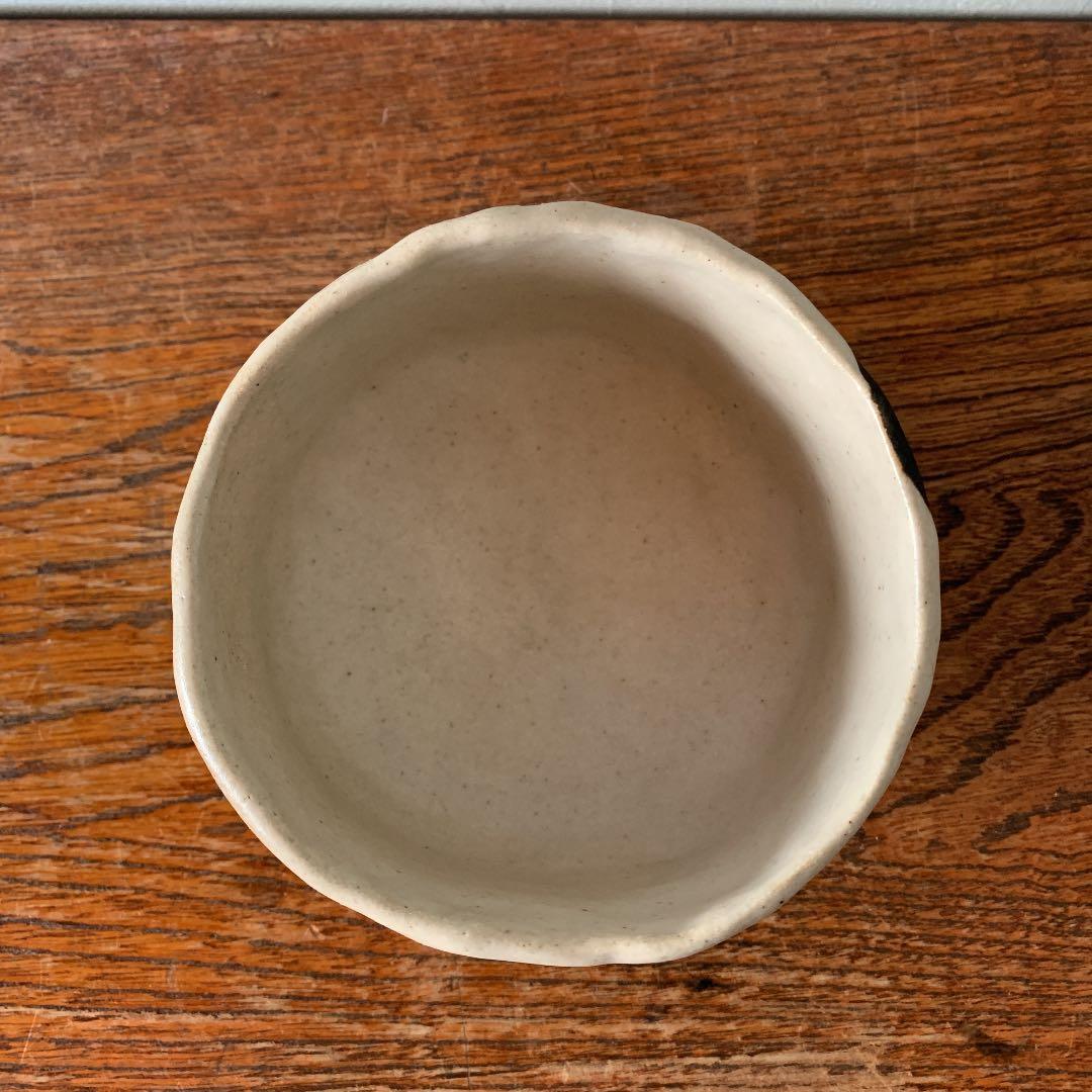 妻の作った　抹茶茶碗　陶芸　kissからはじまるミステリー　ハンドメイド　一点物