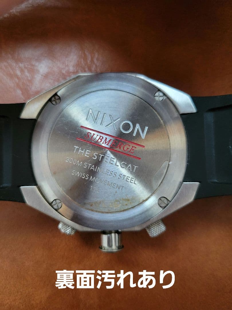 【NIXON】「The STEELCAT」ジャンク品　電池切れ　商品説明必読