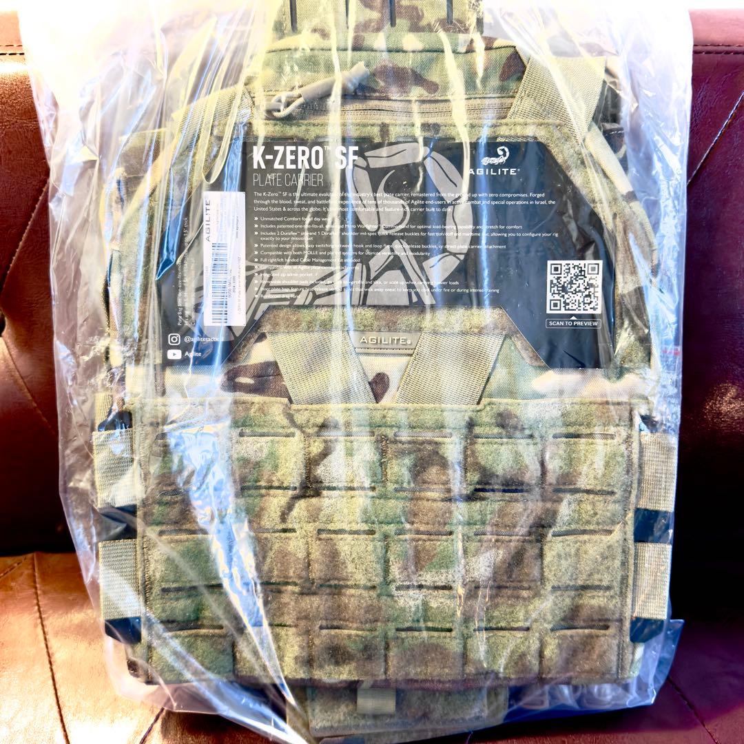 【実物新品】AGILITE K-ZERO SF マルチカム 薄型プレートキャリア