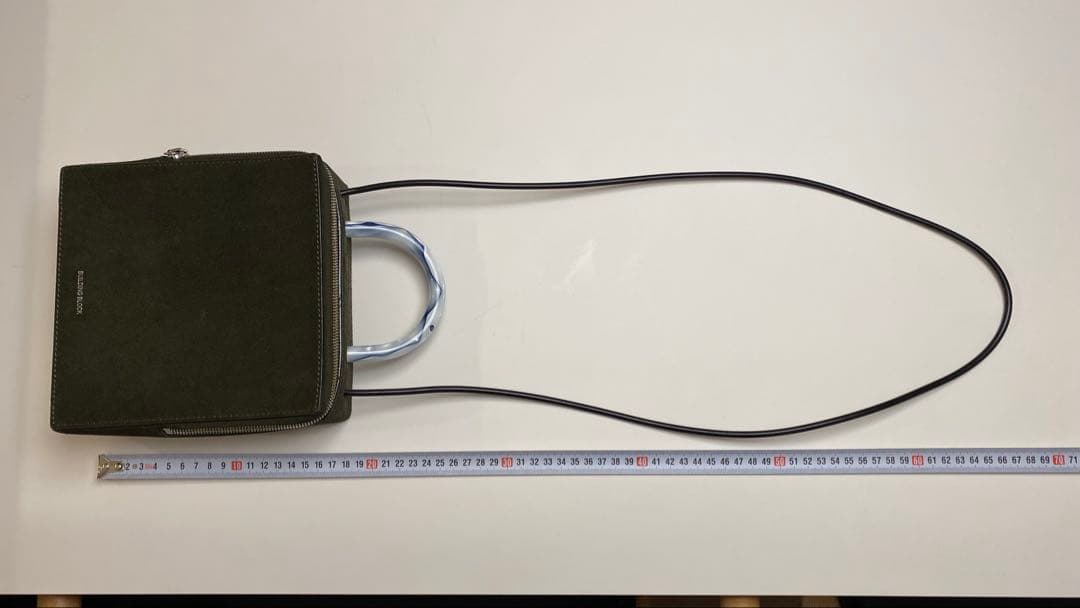 【定価約7万】BUILDING BLOCK ボックスバッグ スエード