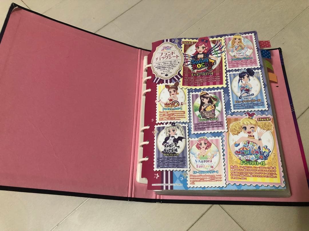 アイカツ カード多数 バインダー 初期