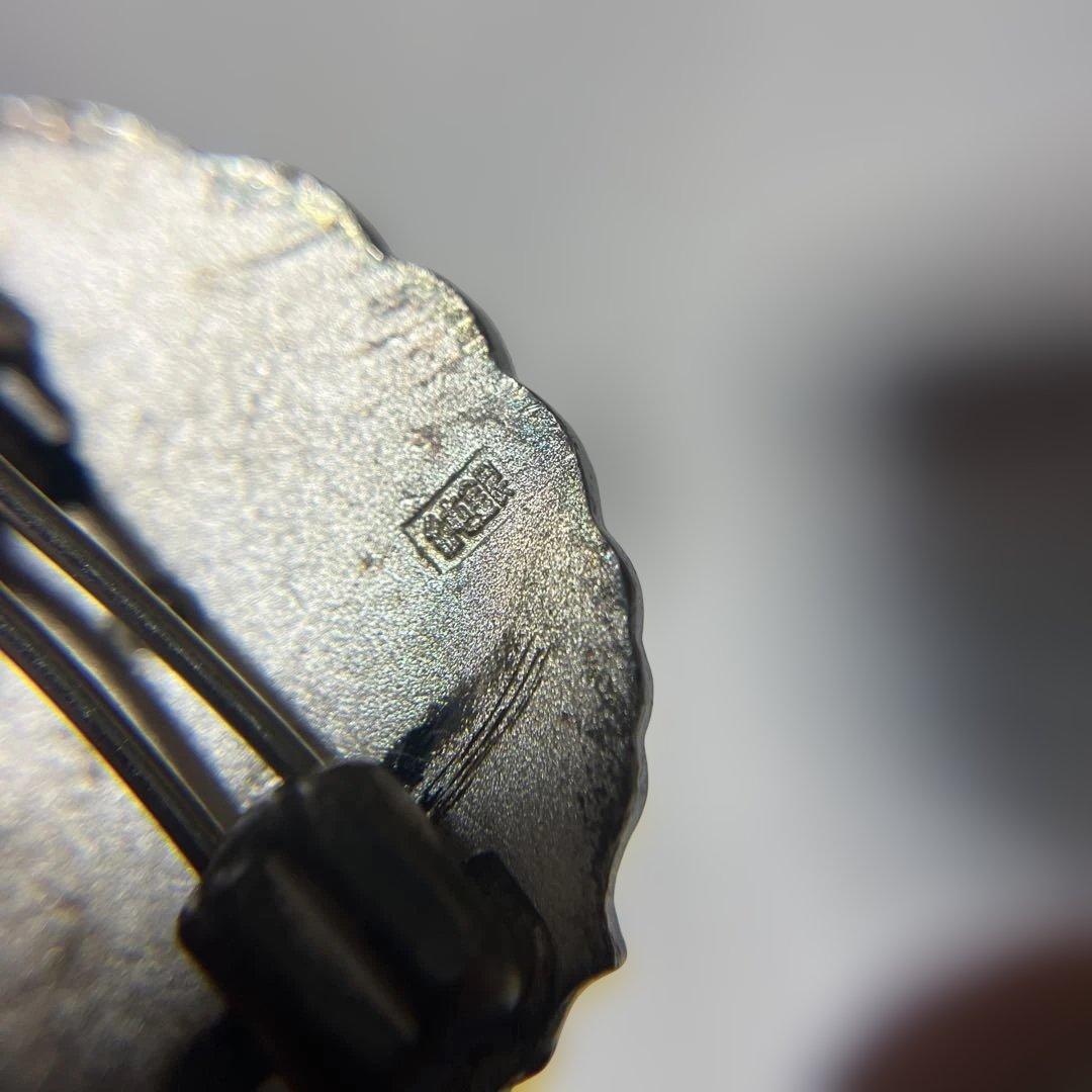 日本国有鉄道功績章銀細工 国鉄ピンバッジ アンティーク 純銀製　銀　つぶし