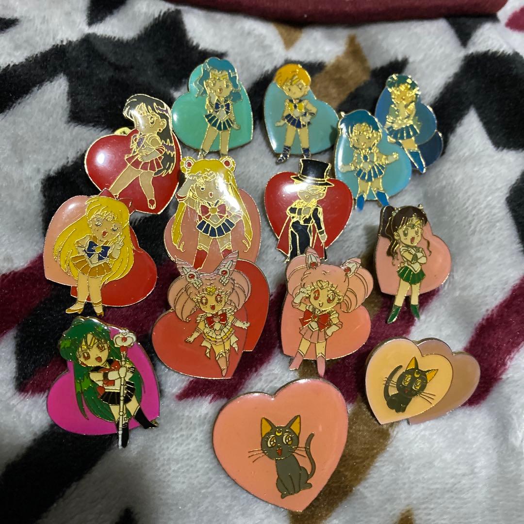 美少女戦士セーラームーン 当時物ピンバッジセット！！