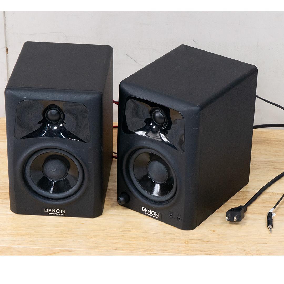 アンプ内蔵 DENON DN-304S アクティブスピーカー ブラック