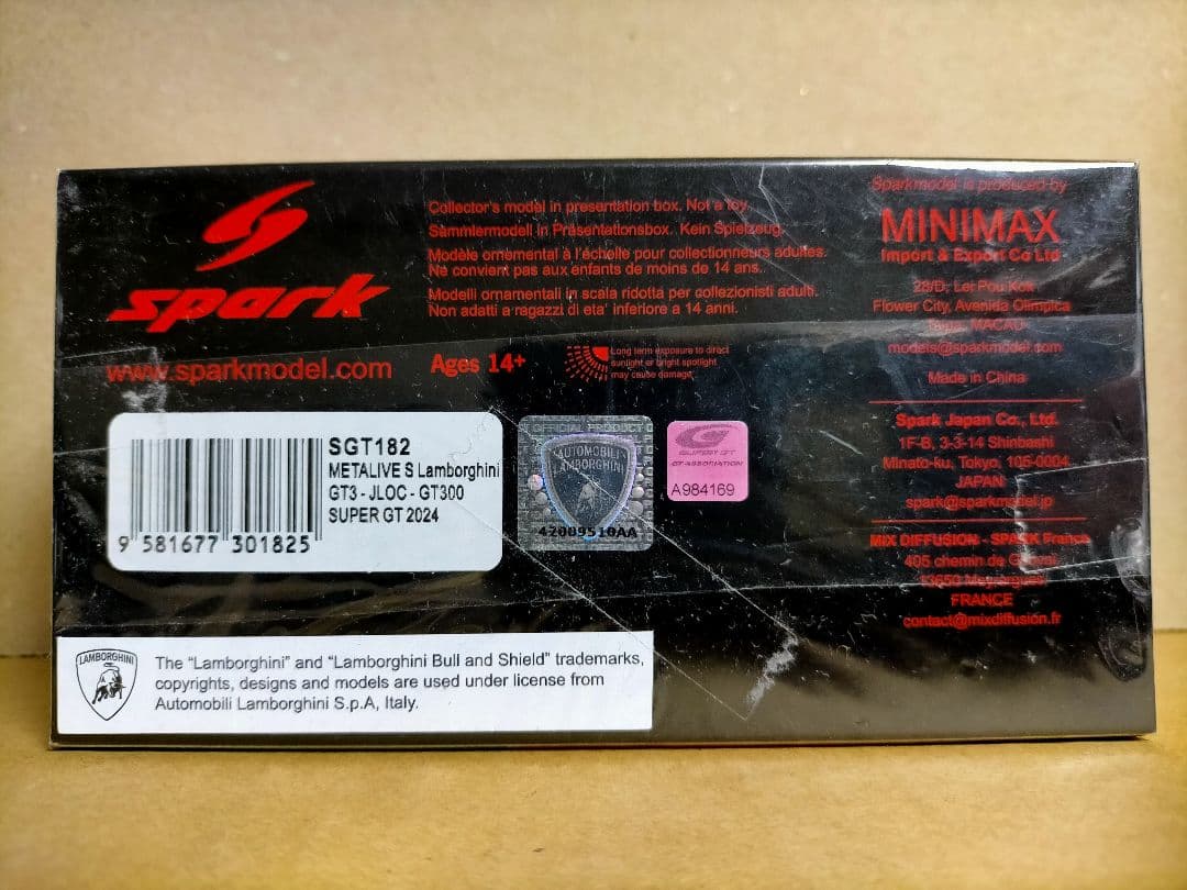 SPARK 1/43 スーパーGT 300 LIVE JLOC 2024