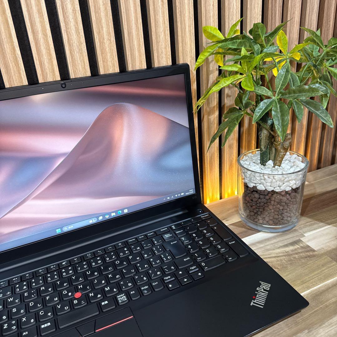 極美品‼️ThinkPad E15☘Ryzen5☘フルHD☘ノートパソコン