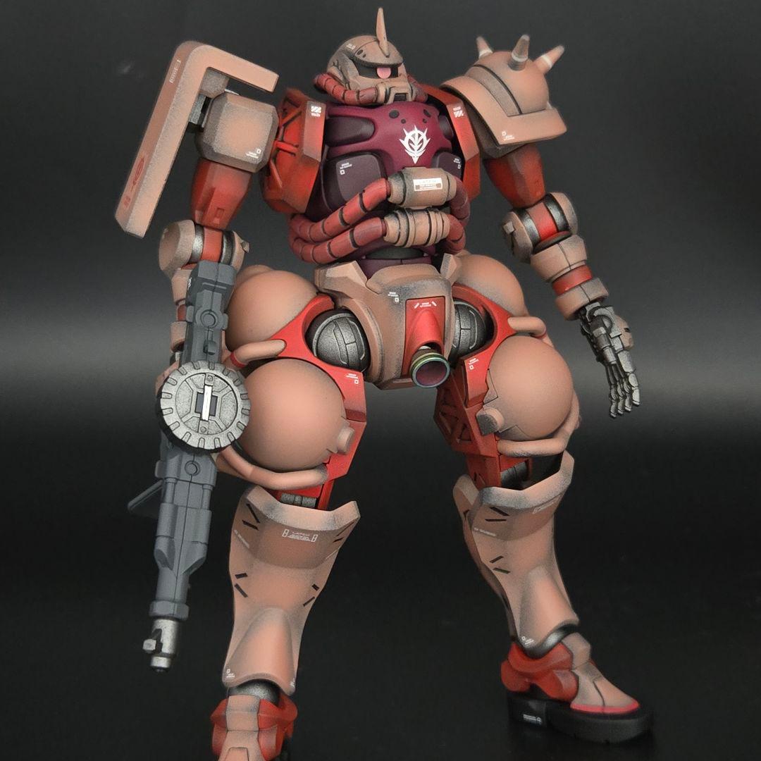T*a様 HG シャア専用ザク（GQ ）完成品
