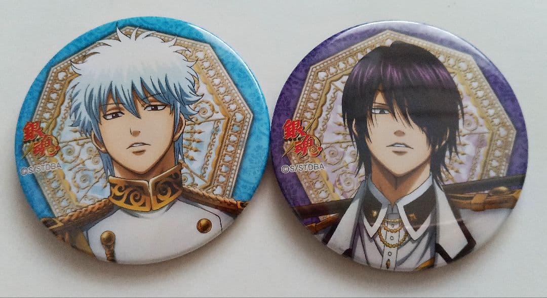 銀魂　坂田銀時　高杉晋助　銀河侍伝説　缶バッジ