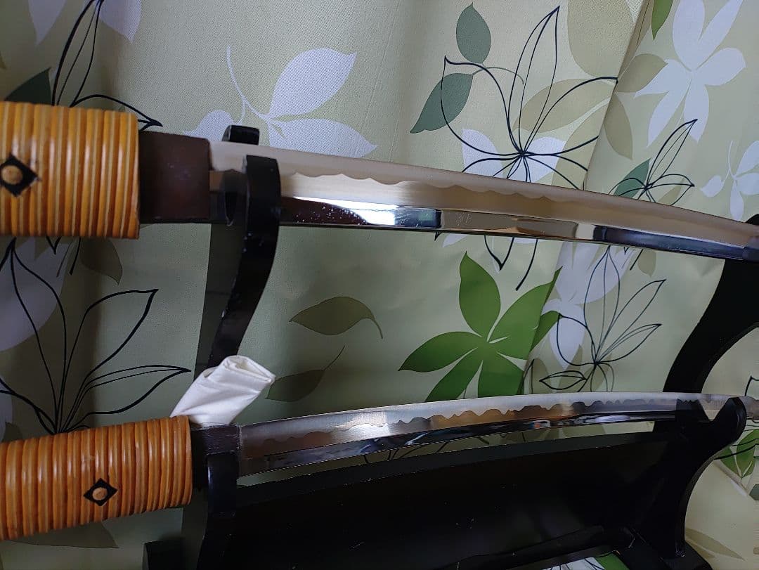 白鞘藤巻　模造刀　模擬刀　居合刀　美術刀　鑑賞刀　野武士　山賊