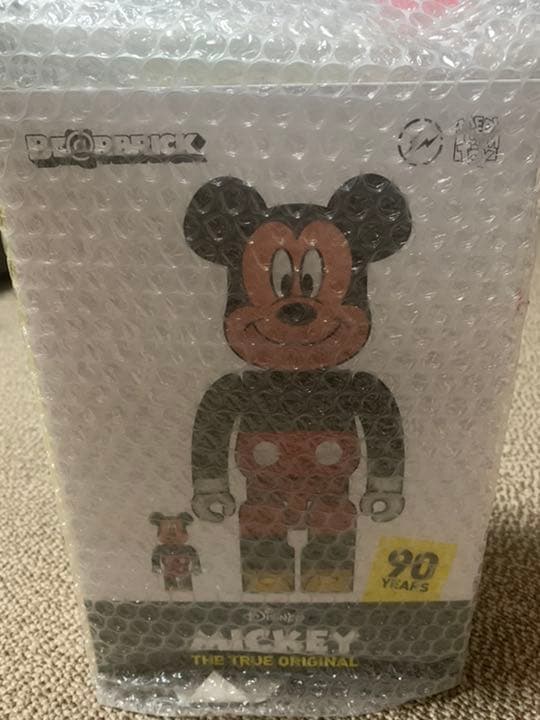 ミッキー　ベアブリック　メディコムトイ　400%100%
