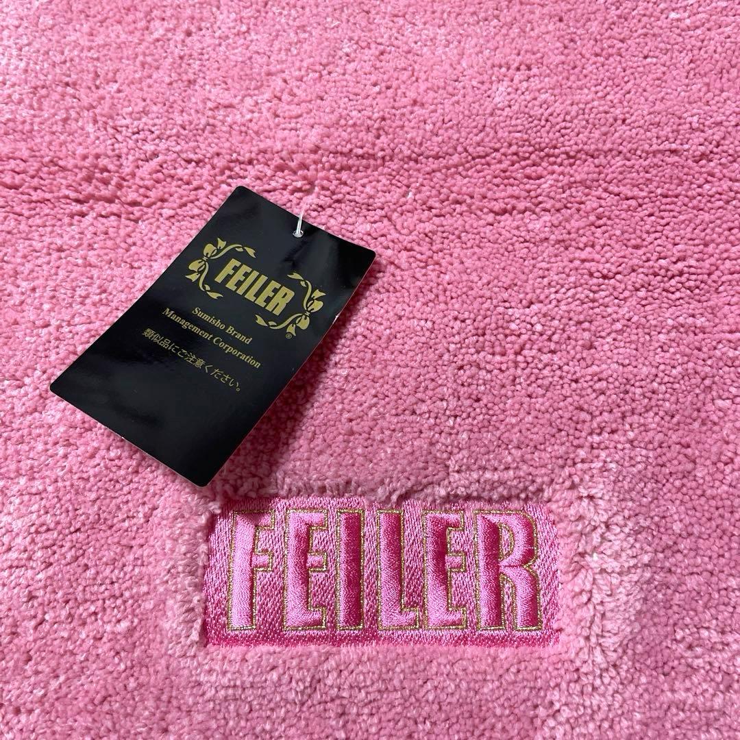 FEILER マット　新品未使用　タグ付き　50×100㎝　フェイラー　花柄刺繍