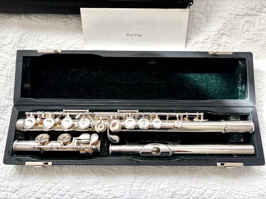 Pearl Flute オーナーズマニュアル付き