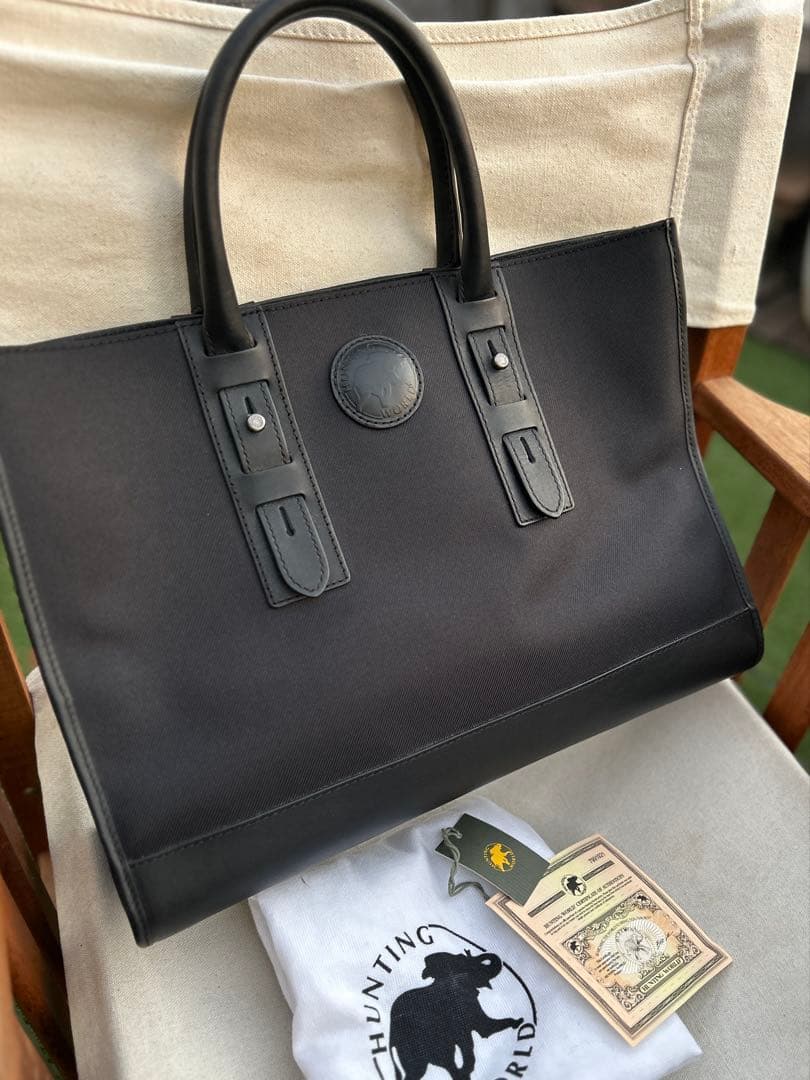 ハンティングワールド　メンズビジネストートバッグ　美品‼️