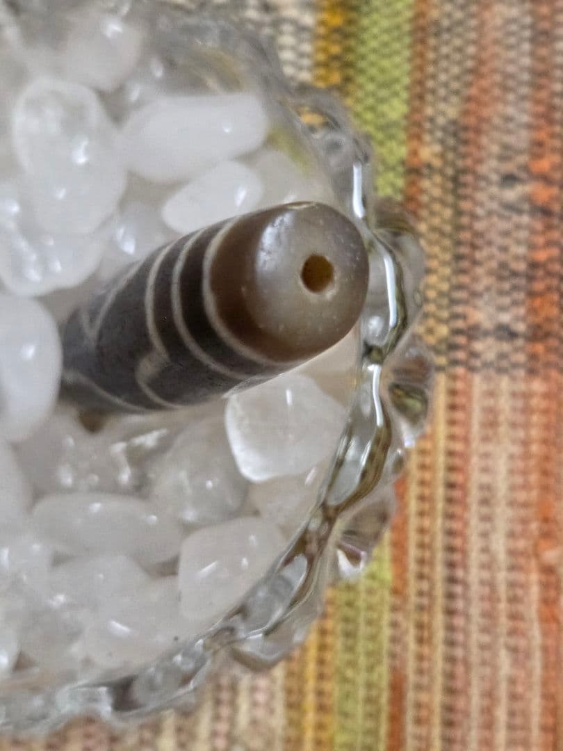 048　天珠　正統派　三眼天珠　dzibeads！