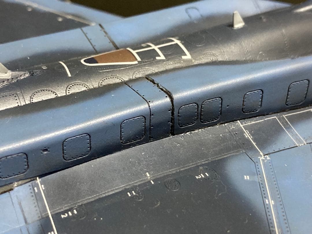 ハセガワ　1/48 航空自衛隊　F2A改 完成品　ジャンク