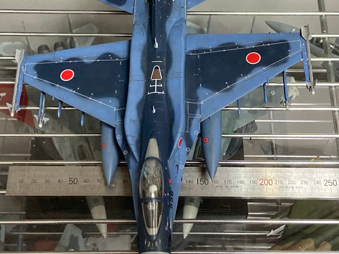 ハセガワ　1/48 航空自衛隊　F2A改 完成品　ジャンク