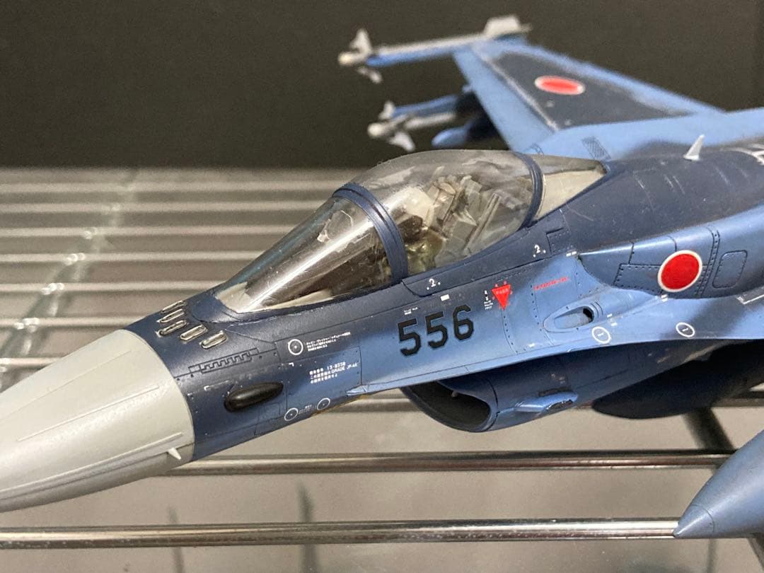 ハセガワ　1/48 航空自衛隊　F2A改 完成品　ジャンク
