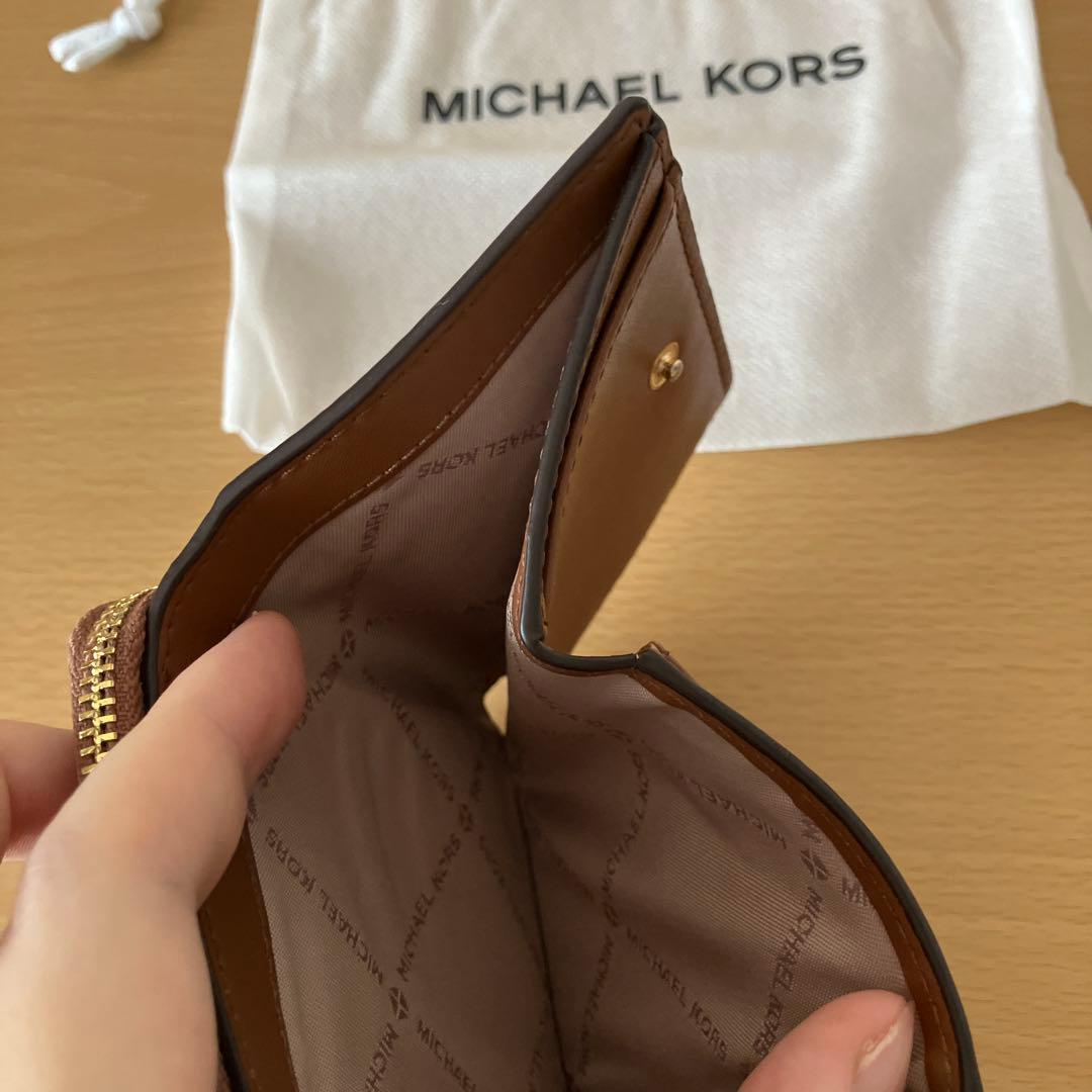MICHAEL KORS　マイケルコース　三つ折り財布　ミニ　付属品付き