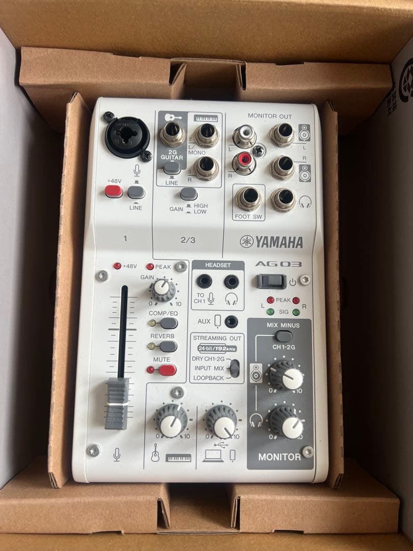 YAMAHA AG03MK2 オーディオインターフェース