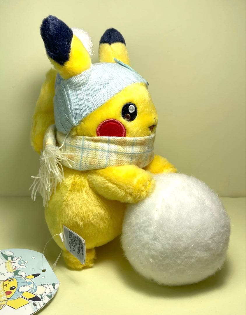 ポケモン ぬいぐるみ 雪だるま ポケモンセンター限定 ピカチュウ