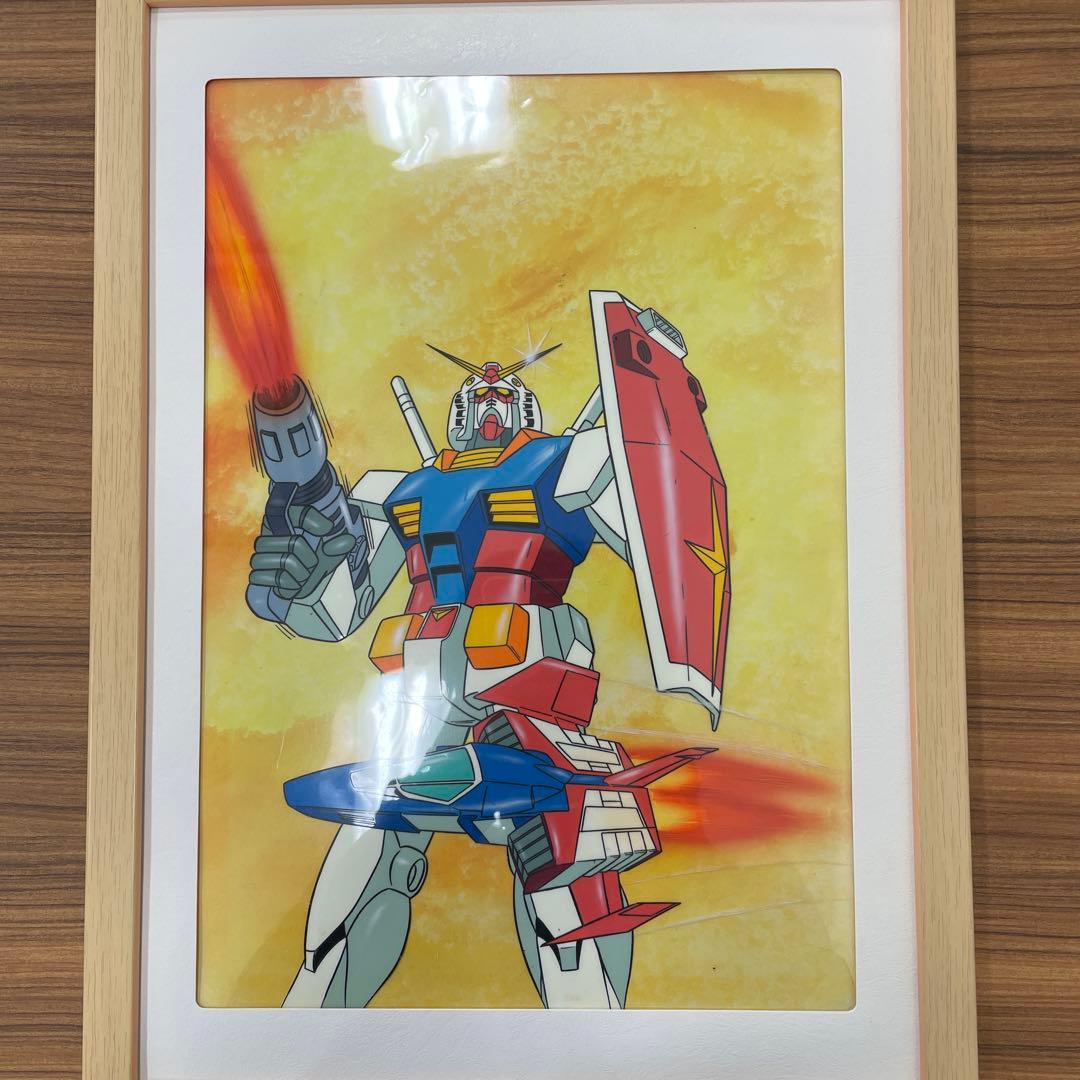 メ*ロ様 ひかりのくにテレビ絵本 機動戦士ガンダム1 裏表紙 セル画 生原画