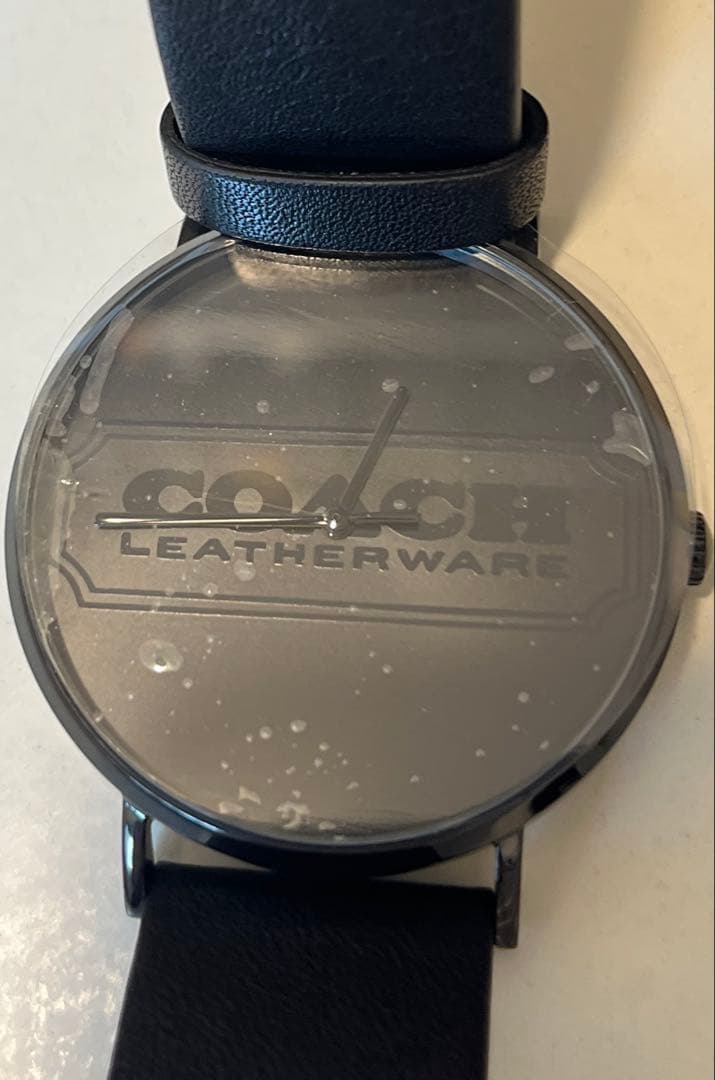 COACH/コーチ CHARLES ステンレススチール 腕時計 ブラック