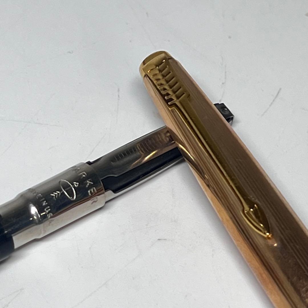 PARKER パーカー 45 万年筆 ゴールドボディー 12K
