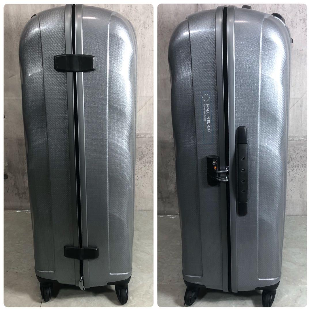 samsonite　スーツケース　グレー　大容量　軽量　4輪　TSAロック