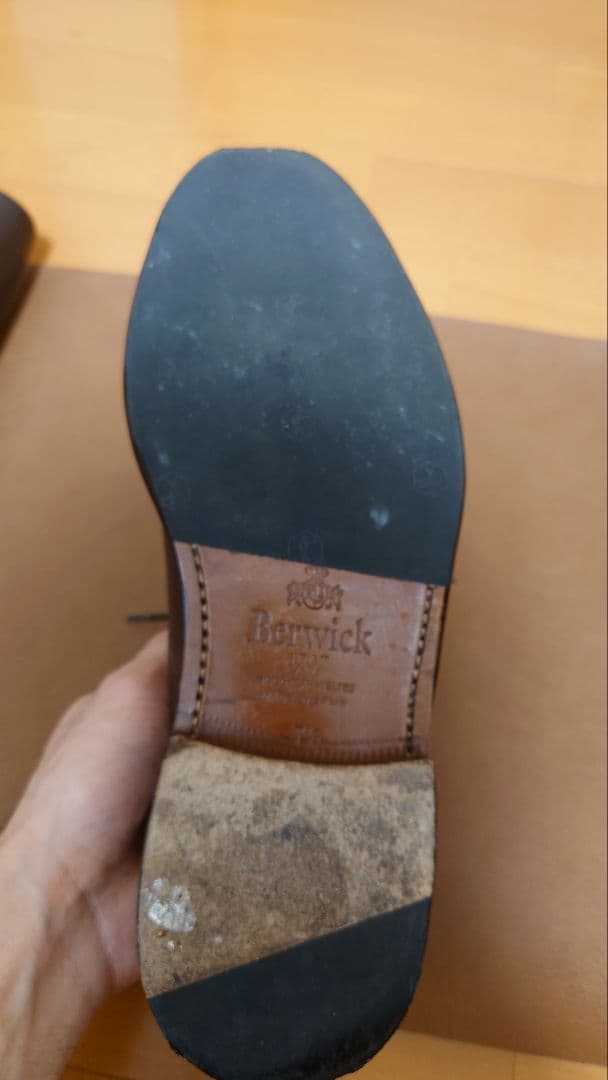 minemine様　Berwic Uチップ　ダークブラウン