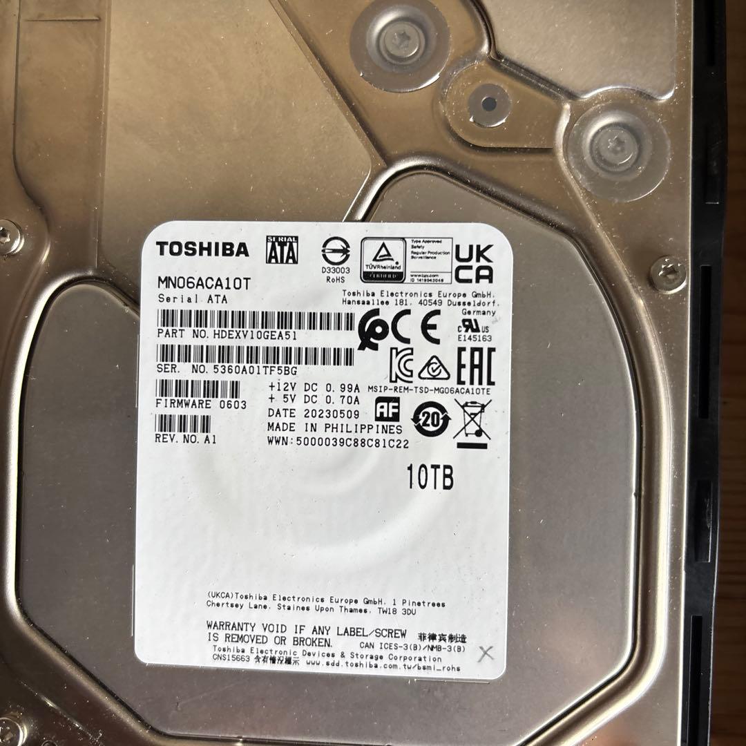 Synology シノロジー DS920+＆HDD TOSHIBA 10TB